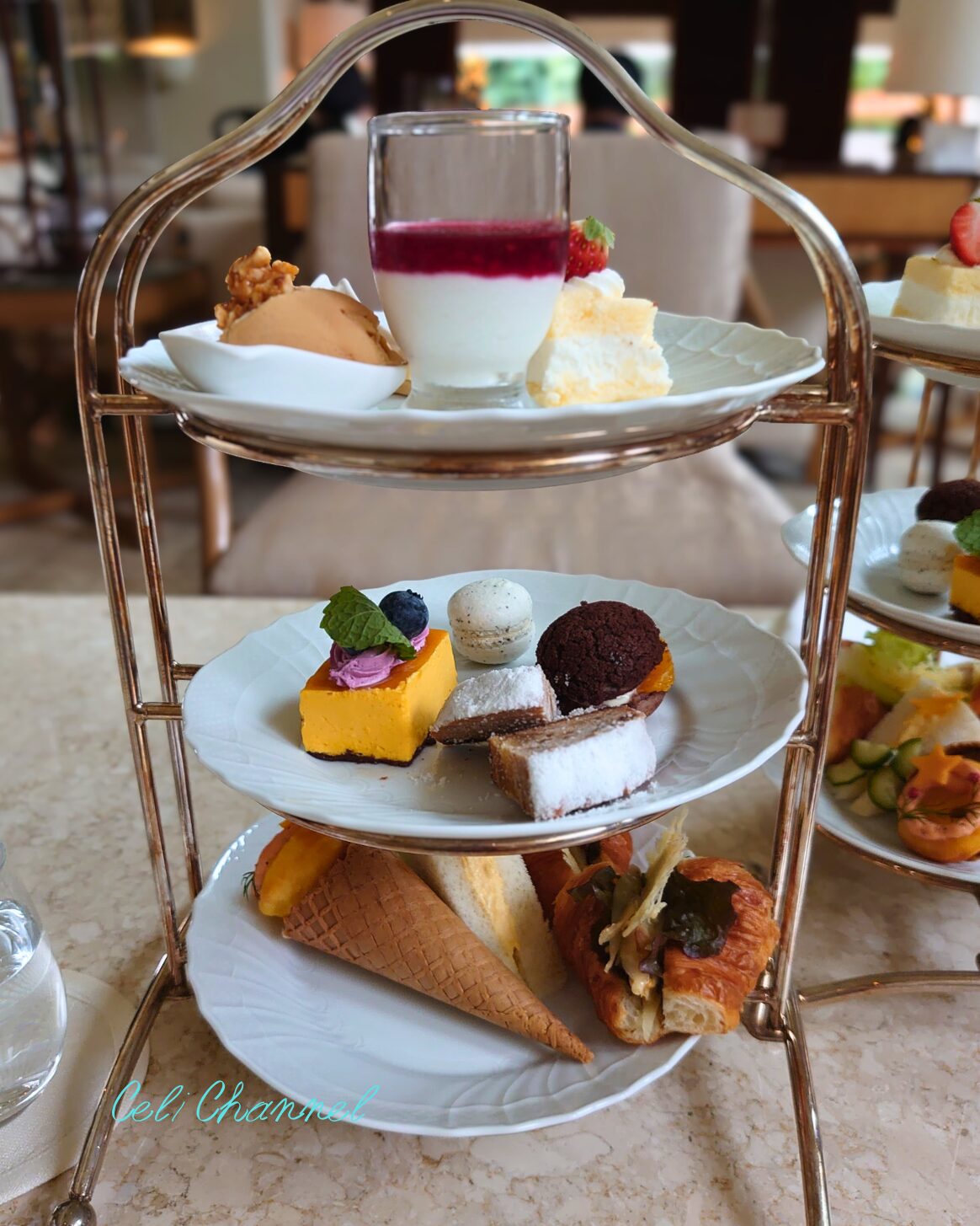 クリスマスアフタヌーンティー　マロード　ナハテラス