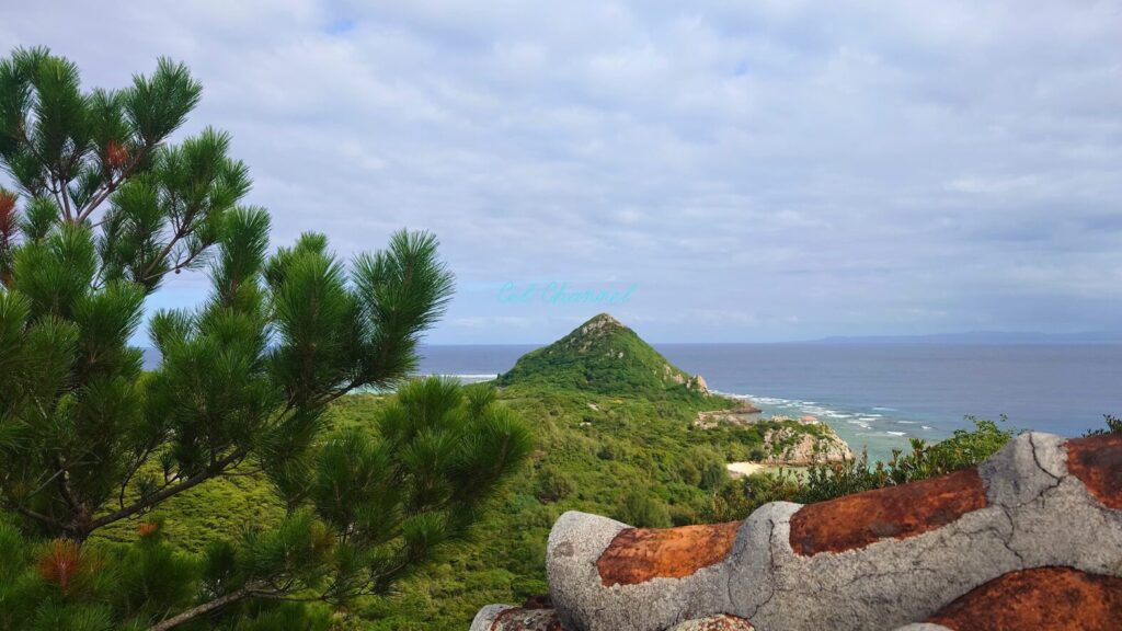 あから御嶽から城山を眺める