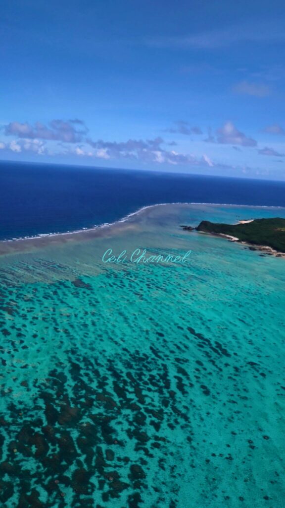 石垣島の海　空撮