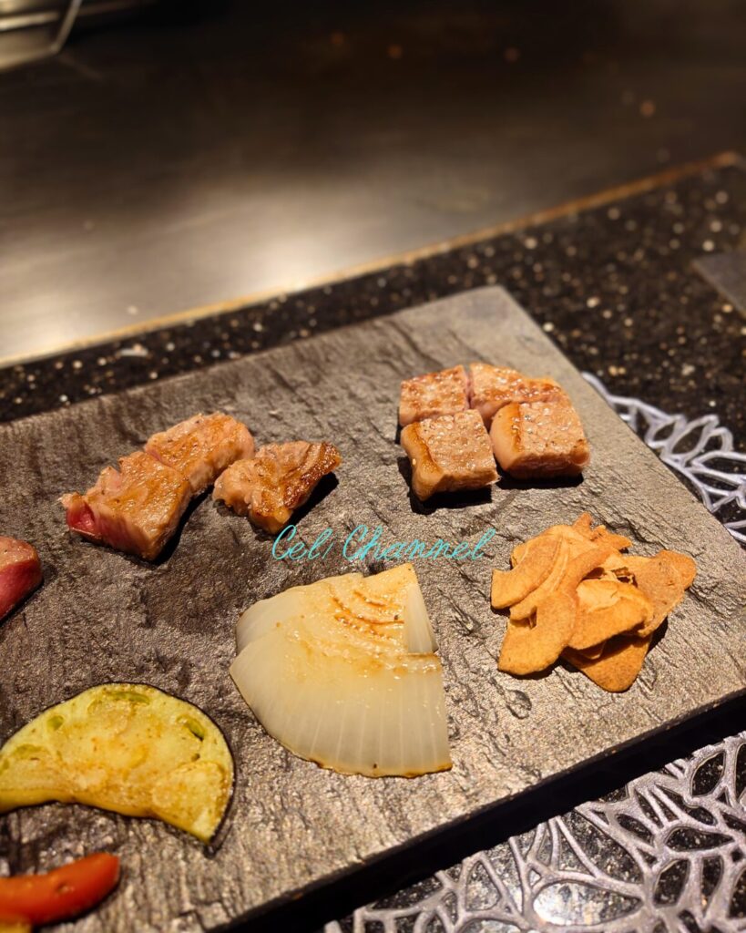 鉄板焼きくろうし 石垣牛 タン ハラミ