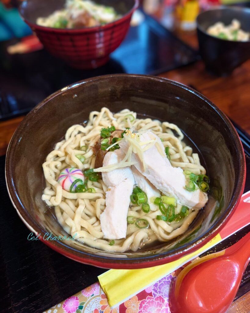 沖宮そば　御利益そば　沖の茶屋