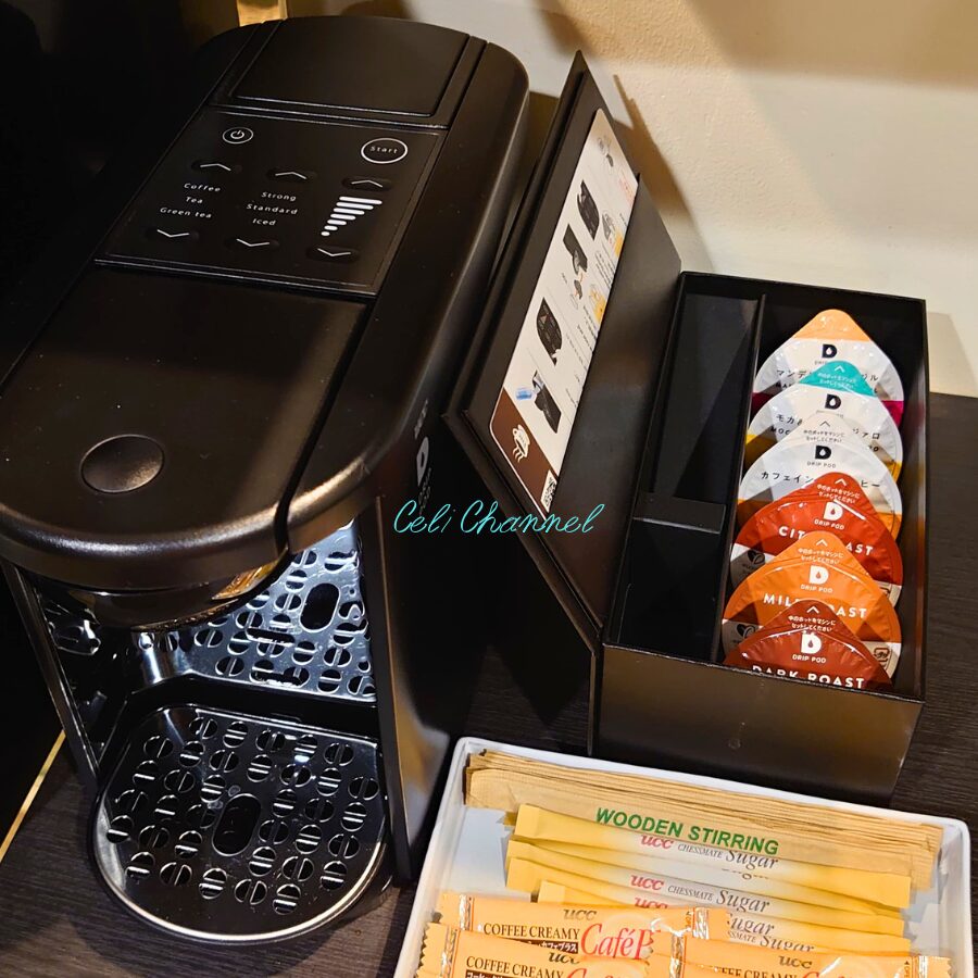 はいむるぶし オーシャンビューバススイート コーヒーマシン