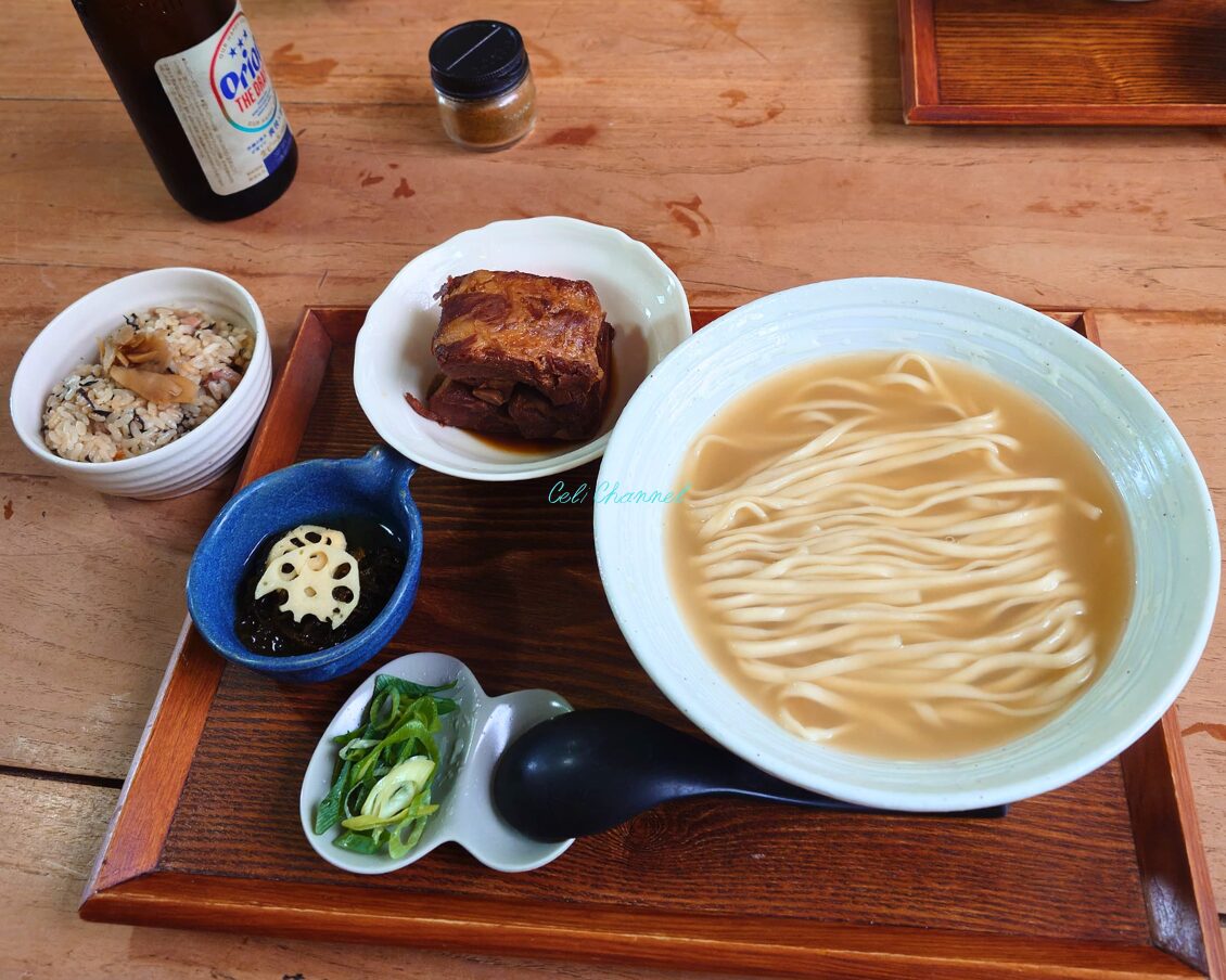 ほりかわ　ソーキそばセット